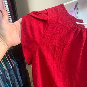SHEIN Vibrant Red Blouse